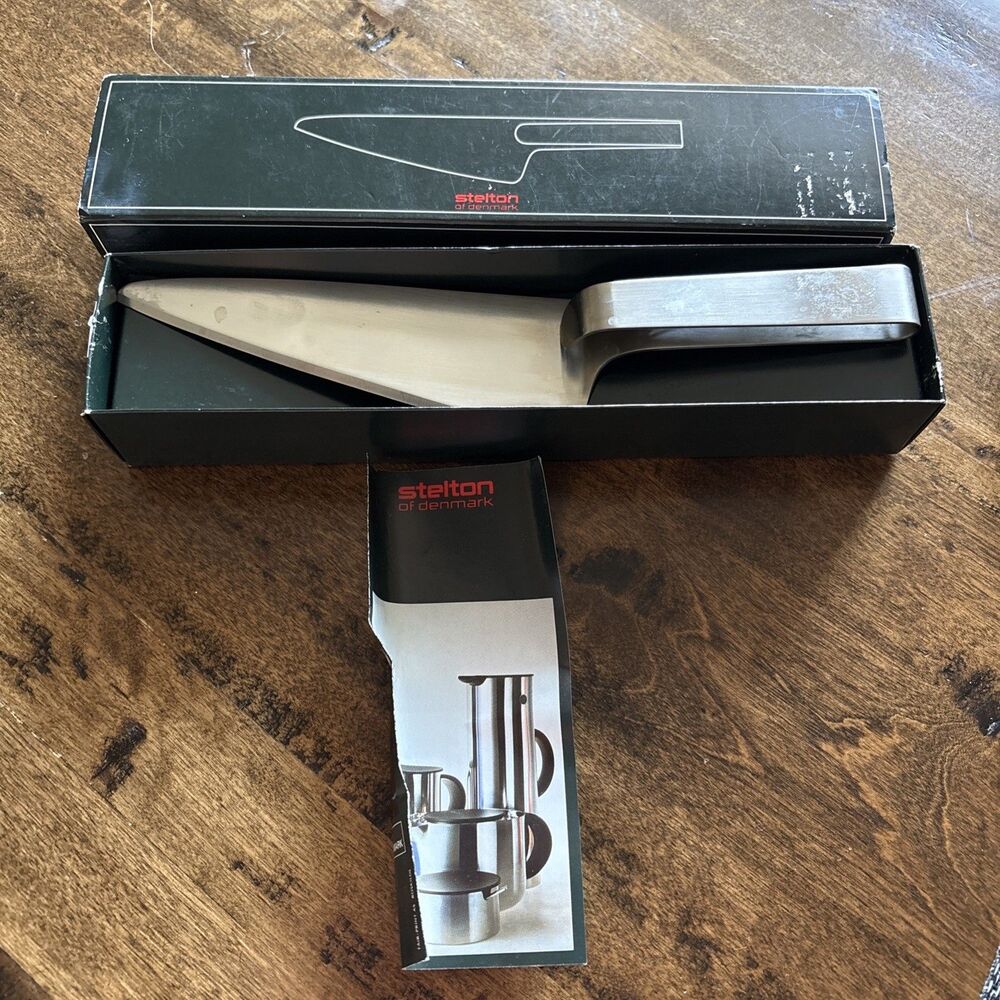 STELTON Erik Magnussen Stainless Cake Spade / Server - MCM - DENMARK New